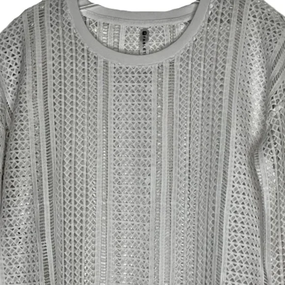 Fabletics Sophie Swim Gym Mesh Cover Up - White - S - Picture 4 of 7